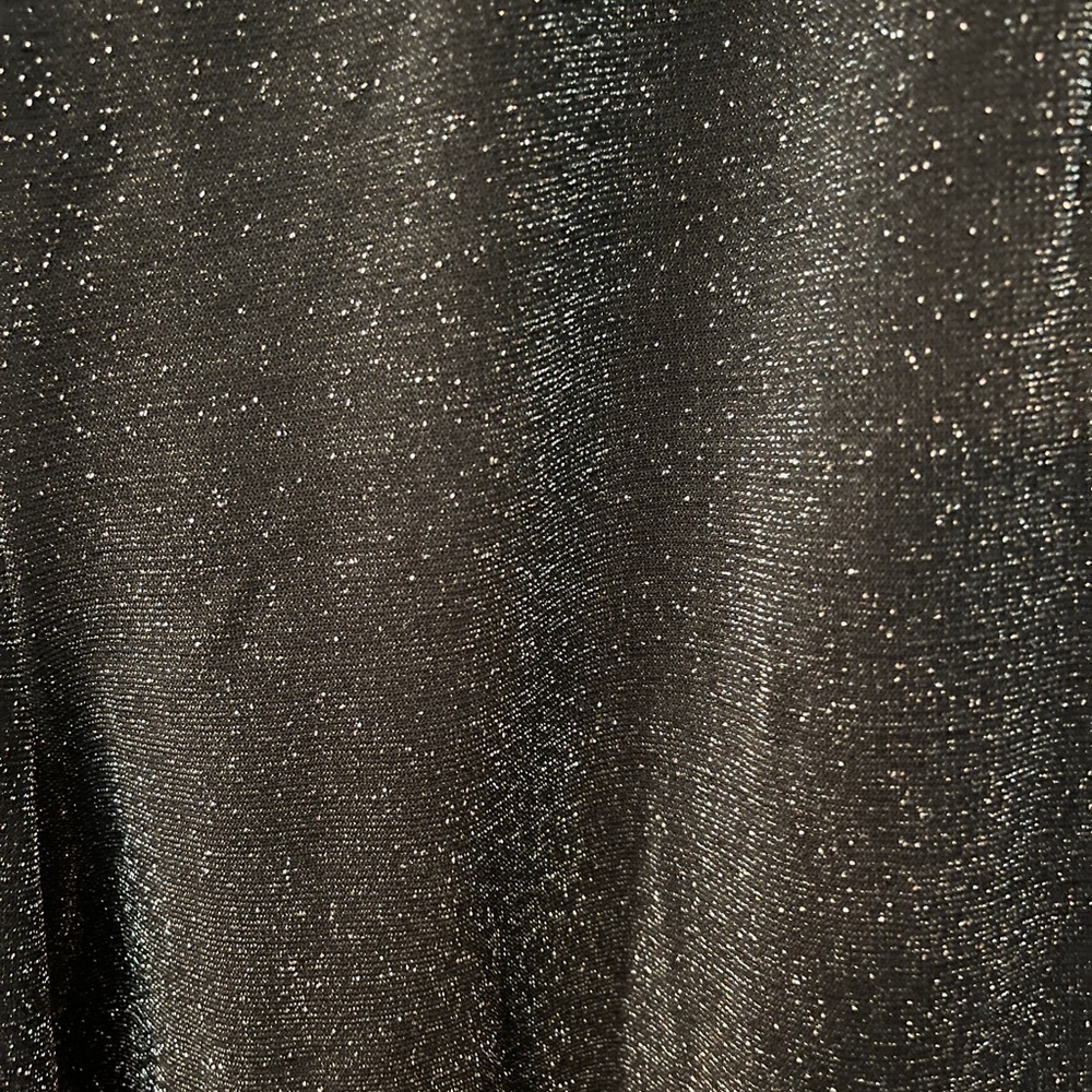KSL Karin Stevens vintage black w/silver metallic pull on stretch pants. Sz 20. - Picture 2 of 5